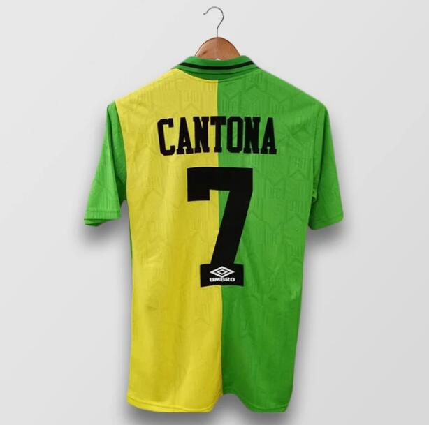 92-94 Manchester United Third Away Retro Soccer Jersey Shirt CANTONA #7